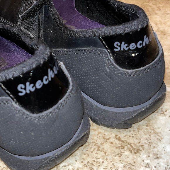 ❌❌❌SOLD❌❌❌Skechers Women’s Black Mary Jane Comfort Casual Shoes Size-8.5 - Picture 6 of 7